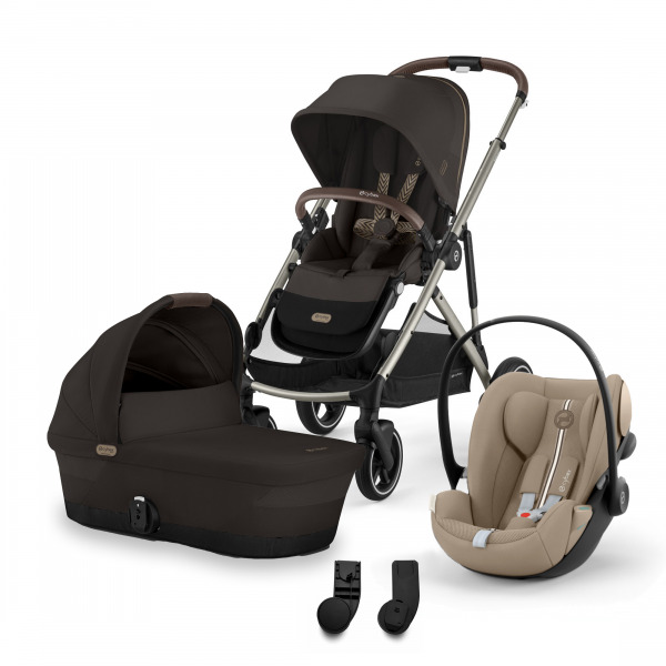 CYBEX Gold Gazelle 3in1 - Chocolate Brown/Almond Beige